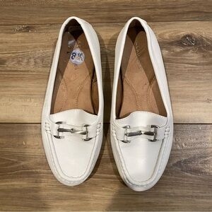 AEROSOLES White Women's Flats with Silver Accent